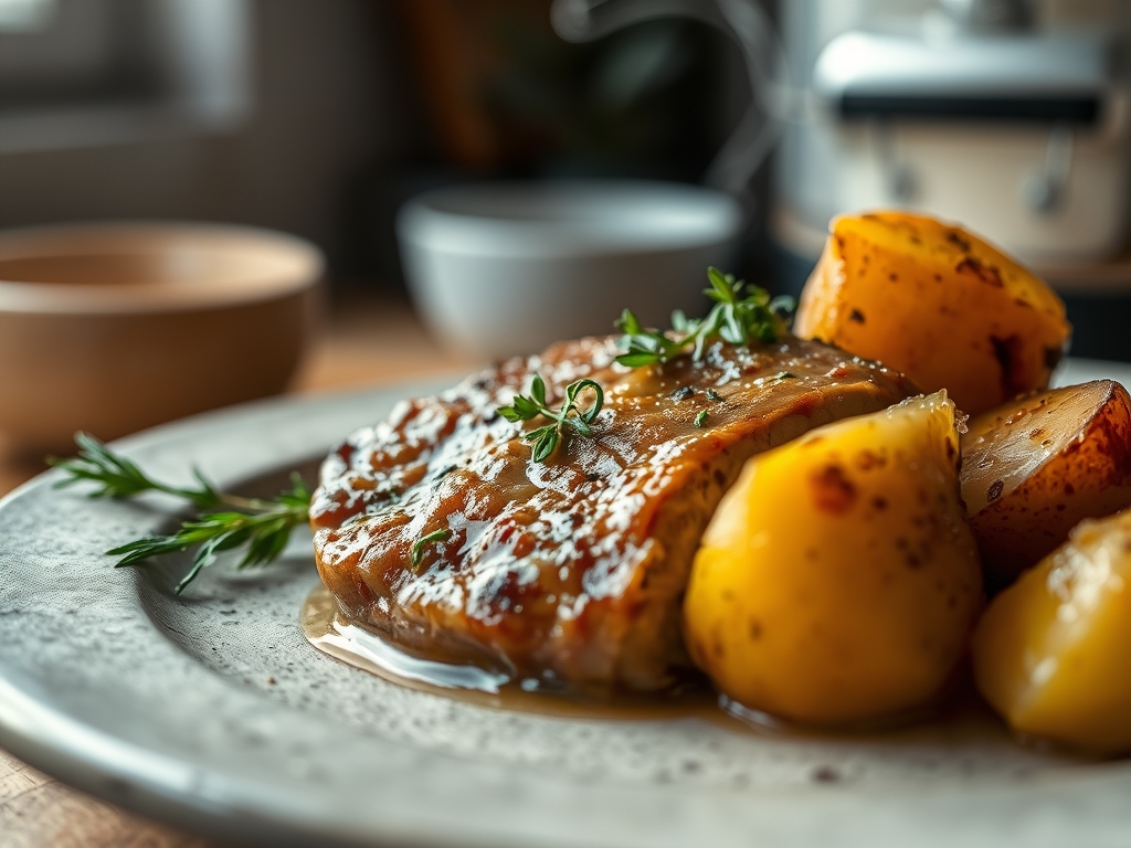 crockpot pork chop and potato recipes